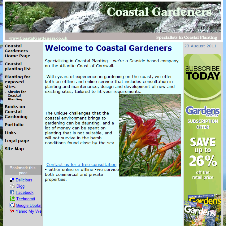 Coastal Gardeners - Coastal Gardeners  Home Page